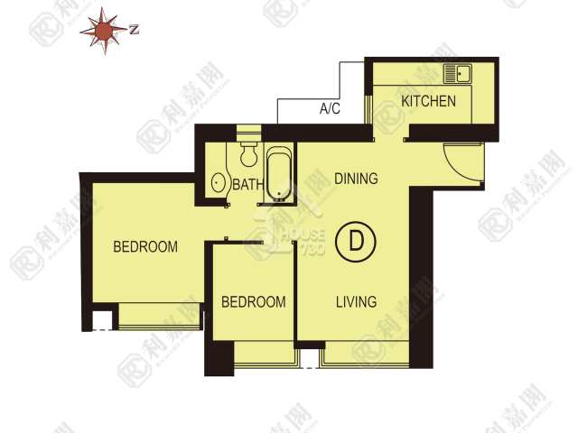 Kowloon Station THE ARCH Middle Floor Floor Plan House730-6864103