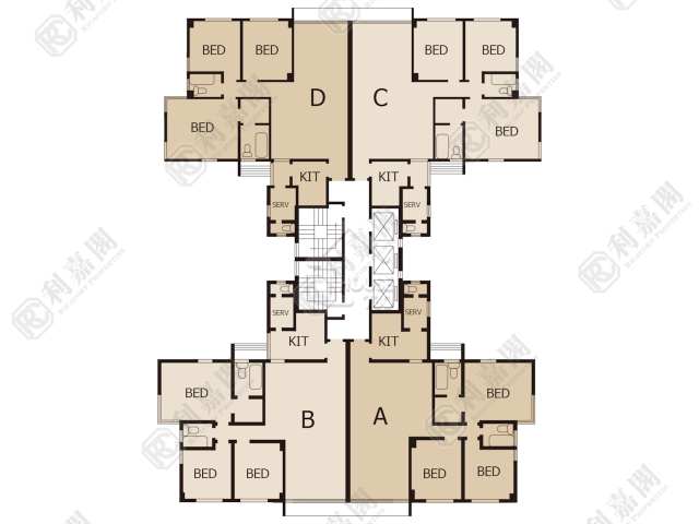 Ho Man Tin STAR COURT Middle Floor Floor Plan House730-6864808