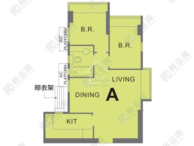 Fanling DAWNING VIEWS Middle Floor Floor Plan House730-6864083