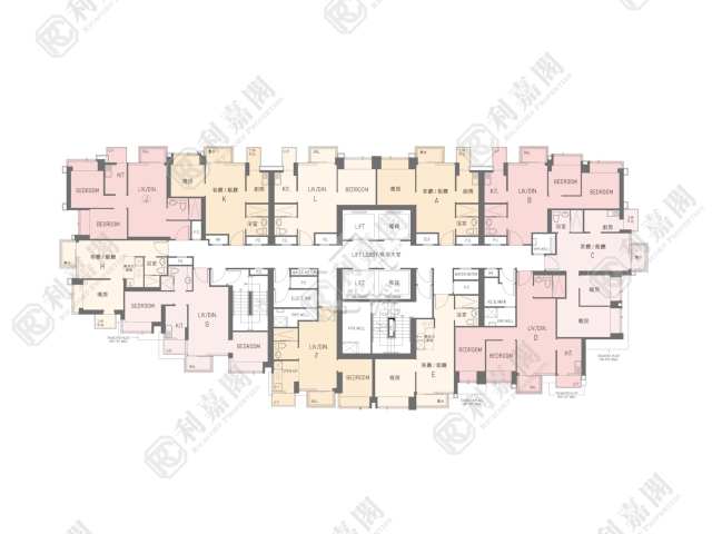 Tai Kok Tsui LIME STARDOM Upper Floor Floor Plan House730-6863889
