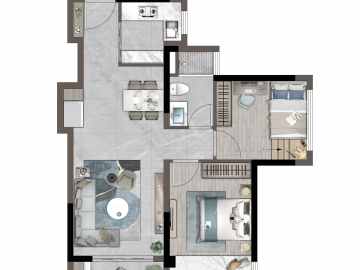 正方深悅灣 67平兩房一衛 - House730