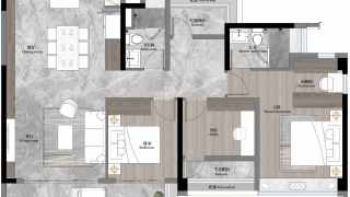 越秀天河和樾府 4房2廳2衛a戶型 - House730