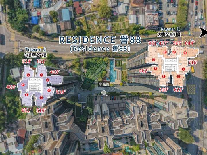 Residence 譽88 航拍VR - House730