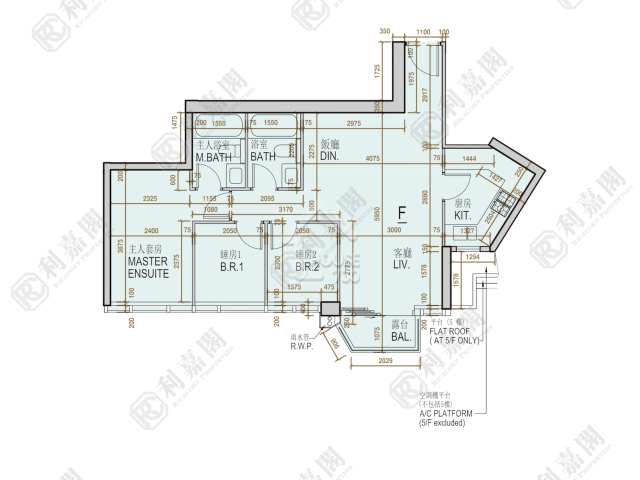 Kai Tak New Area OASIS KAI TAK Upper Floor Floor Plan House730-6935642