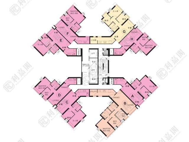 將軍澳 將軍澳廣場 中層 平面圖 House730-6988135