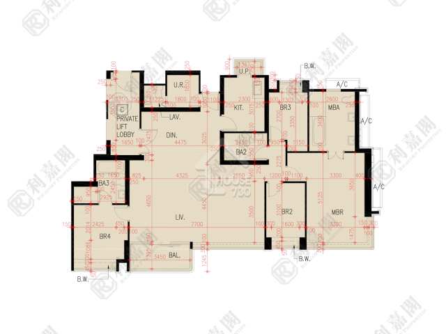 Ho Man Tin ULTIMA Lower Floor Floor Plan House730-6989768
