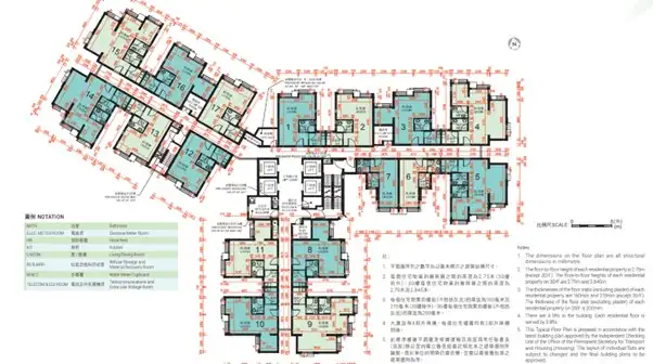 東涌裕雅苑平面圖