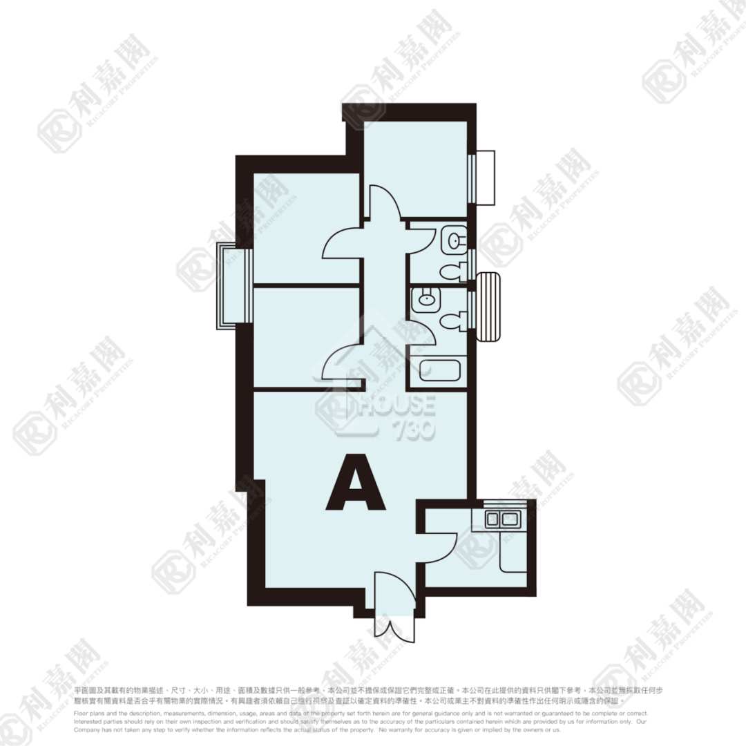 將軍澳 寶盈花園 高層 平面圖 House730-7173101