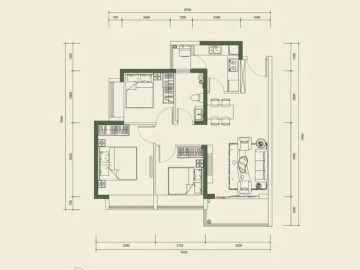 新天石廈銘苑 叁房兩廳一衛 - House730