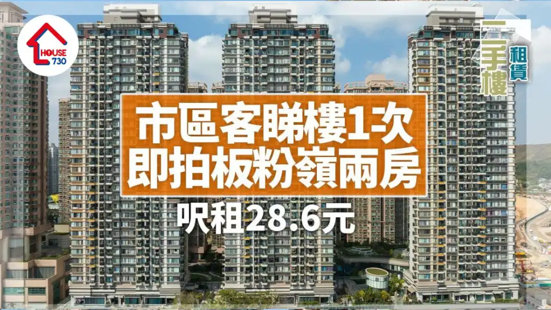 二手楼租赁｜市区客睇楼1次即拍板粉岭两房 尺租28.6元