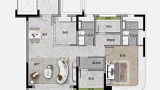 保利四季和頌 110m²叁房 - House730