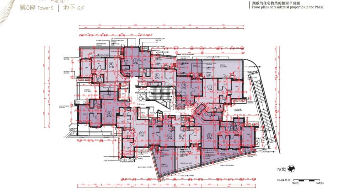 屯門飛揚2期5座地下平面圖