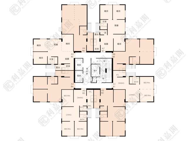 Jordan FORTUNE TERRACE Upper Floor Floor Plan House730-7243487