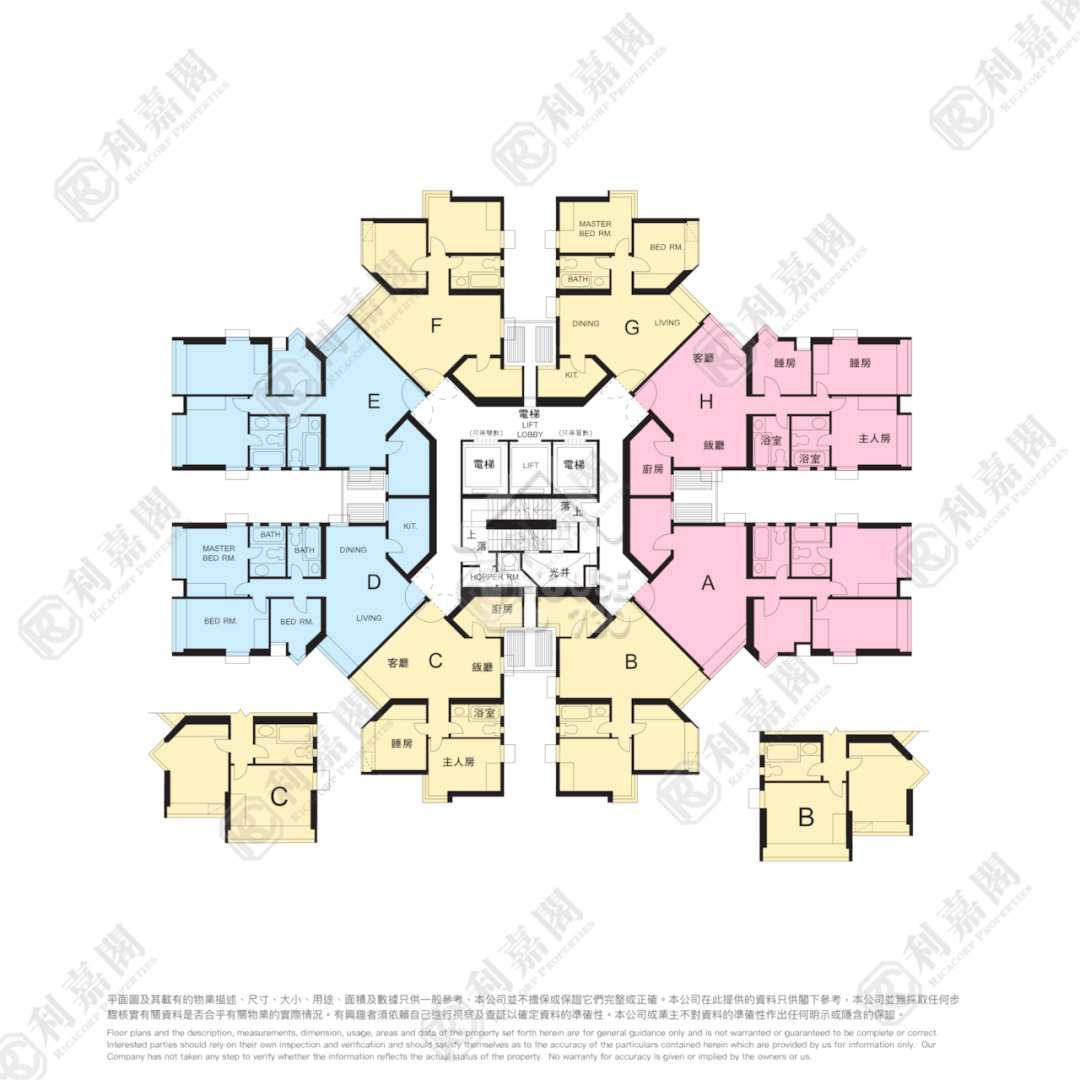 Lam Tin LAGUNA CITY Upper Floor Floor Plan House730-7243543