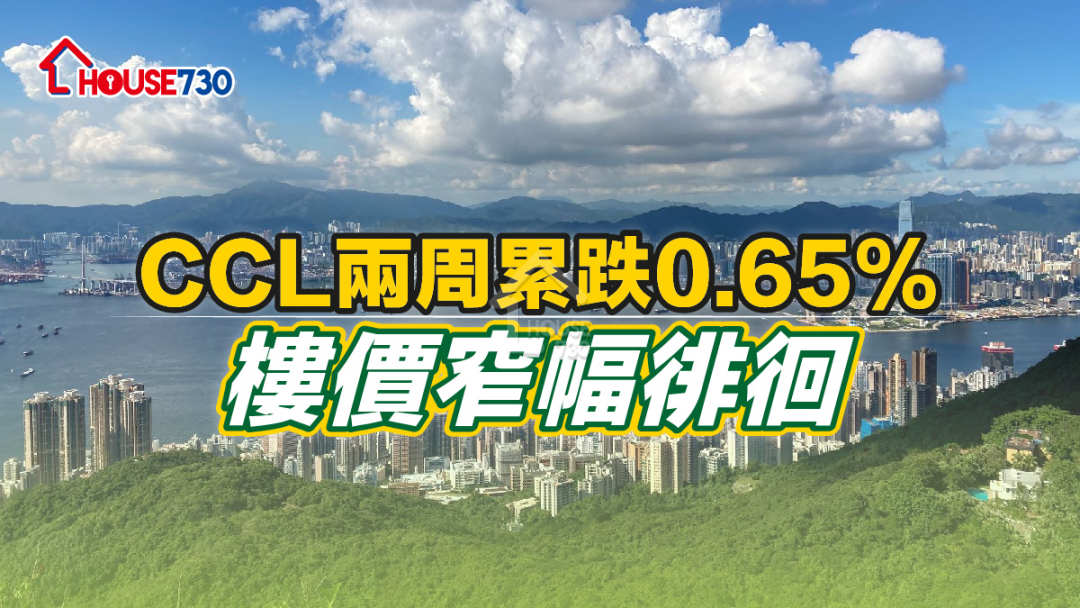 數據分析-樓價指數｜CCL兩周累跌0.65% 樓價窄幅徘徊-House730