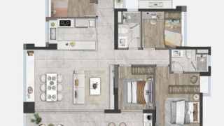 濱海潤府 125平B戶型 - House730