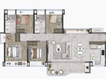 濱海潤府 125平A戶型 - House730