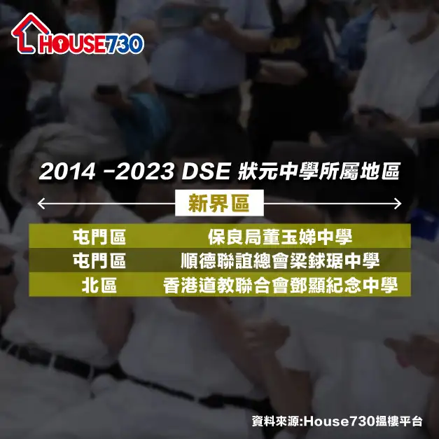 市道行情-DSE放榜｜邊個校網出狀元？    「3字頭」上車價「平住」靚校網-House730