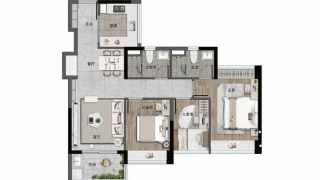 萬科中天·世紀水岸 89平戶型 - House730