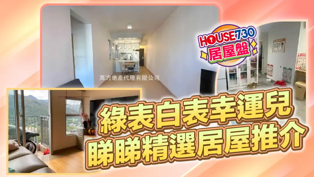 熱賣樓盤-綠表白表幸運兒 睇睇精選居屋推介-House730
