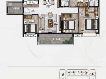科苑壹號 13棟04單元戶型圖 - House730