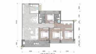 保利燈湖天珺 4棟戶型03單元 建面142平 - House730