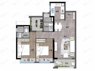 大華紫樾府 3室2廳2衛 - House730