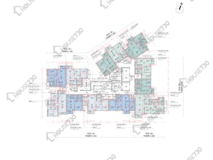 日出康城 平面圖 日出康城 9期A Marini 3座 (3A) 67樓 樓層平面圖 - House730