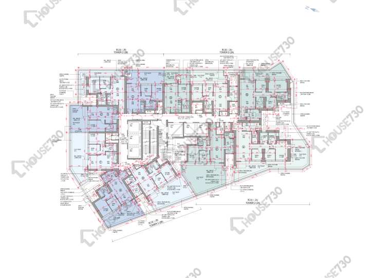 日出康城 平面圖 日出康城 7期A Montara 2座 (2A) 6樓 樓層平面圖 - House730