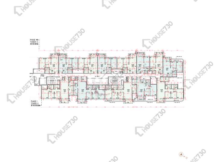柏瓏 平面圖 柏瓏 1B期 柏瓏 II 7座 5樓 樓層平面圖 - House730