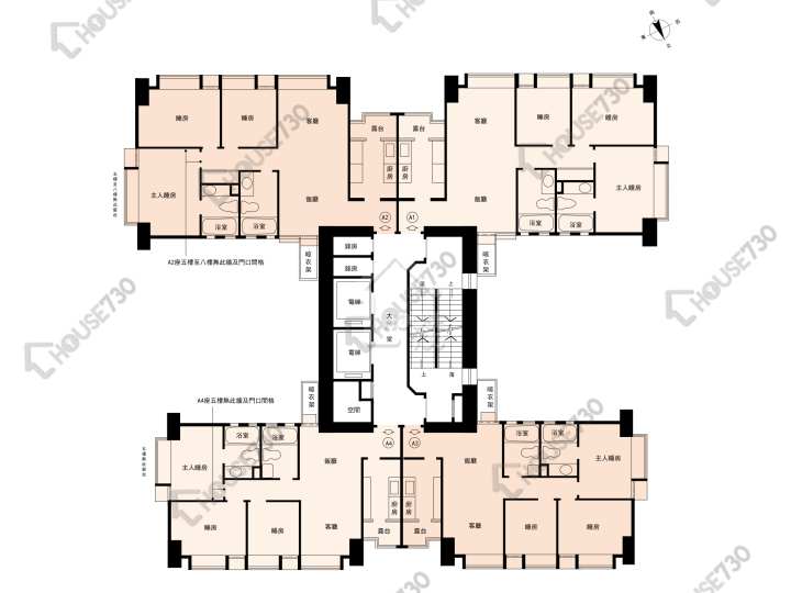 荃灣城市廣場 平面圖 荃灣城市廣場 A座 5-33樓 樓層平面圖 - House730