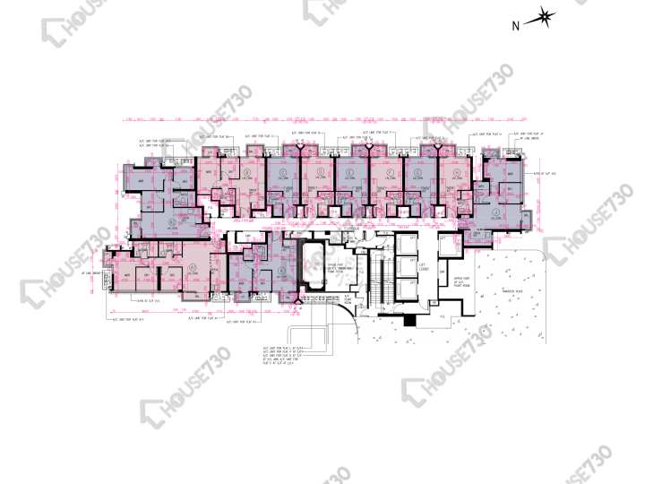 Novo Land 平面圖 Novo Land 1A期 Elverum 1座 3樓 樓層平面圖 - House730