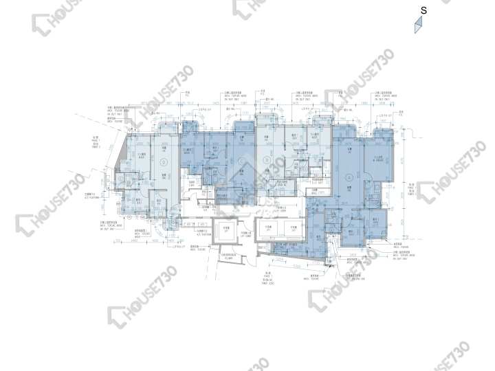 維港滙 平面圖 維港滙 1期 3A座 3,5-12,15-23,25-27,28樓 樓層平面圖 - House730