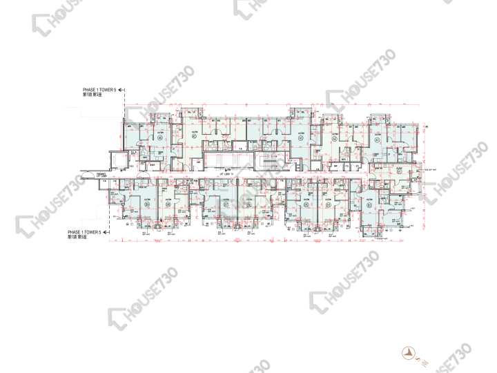 柏瓏 平面圖 柏瓏 1A期 柏瓏 I 6座 6-12,15-18,19樓 樓層平面圖 - House730
