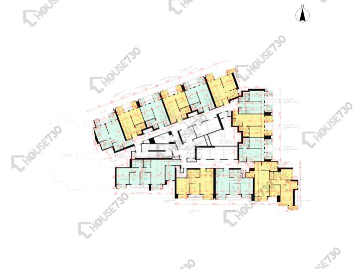 日出康城 平面圖 日出康城 6期 LP6 5座 3,5-12,15-20,21樓 樓層平面圖 - House730