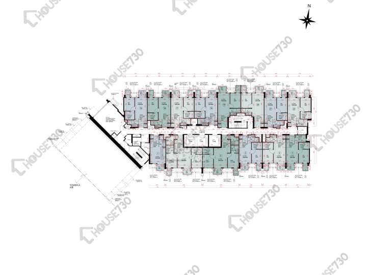 One Innovale 平面圖 One Innovale 1期 B座 2樓 樓層平面圖 - House730