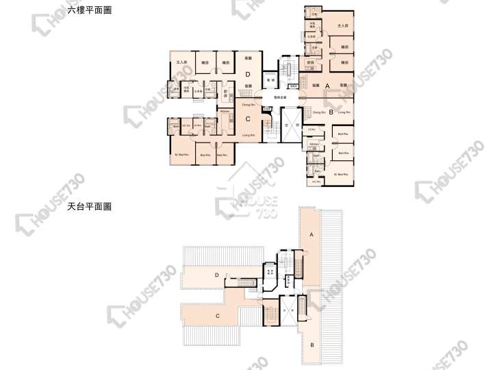 金閣豪園 平面圖 金閣豪園 1座 6樓 樓層平面圖 - House730