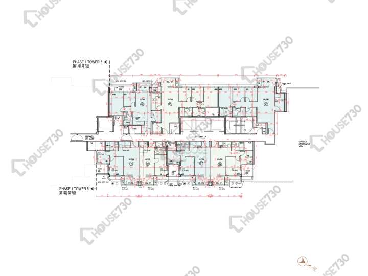 柏瓏 平面圖 柏瓏 1A期 柏瓏 I 6座 1-3樓 樓層平面圖 - House730