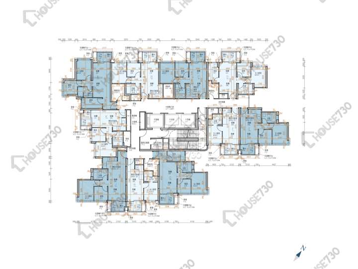 Koko Hills 平面圖 Koko Hills 3B期 Koko Mare 9座 18樓 樓層平面圖 - House730