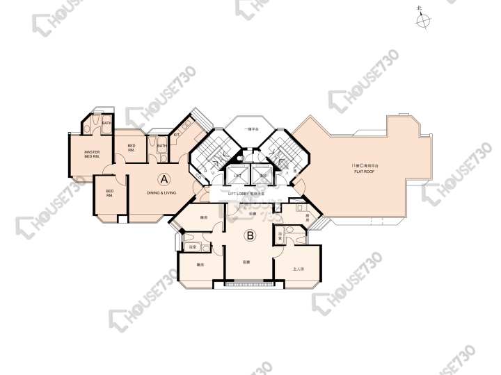 碧翠花園 平面圖 碧翠花園 22座 12樓 樓層平面圖 - House730
