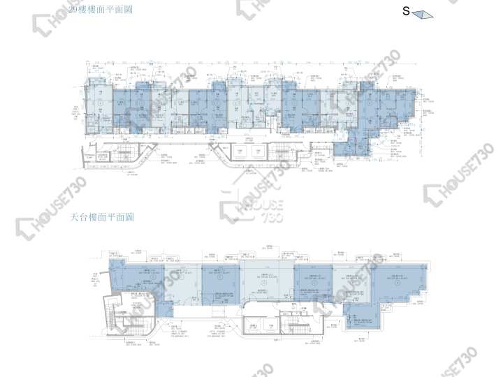 維港滙 平面圖 維港滙 1期 3B座 29樓 樓層平面圖 - House730