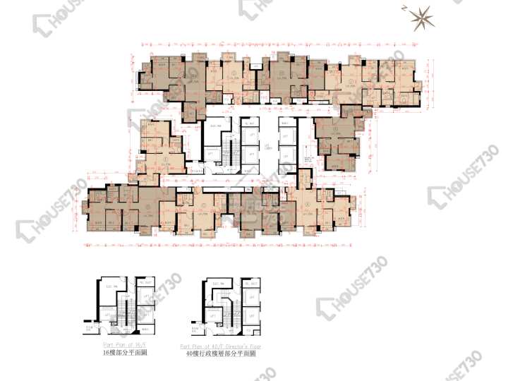 瓏門 平面圖 瓏門 2期 8座 16-23,25-33,35-39,40樓 樓層平面圖 - House730