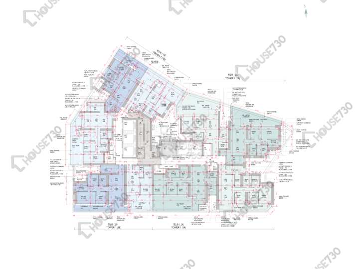 日出康城 平面圖 日出康城 7期B Grand Montara 1座 (1A) 6樓 樓層平面圖 - House730