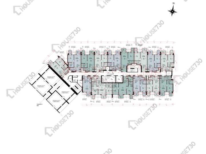 One Innovale 平面圖 One Innovale 1期 B座 8樓 樓層平面圖 - House730