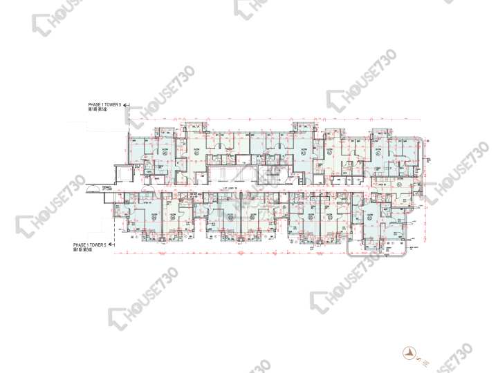 柏瓏 平面圖 柏瓏 1A期 柏瓏 I 6座 5樓 樓層平面圖 - House730