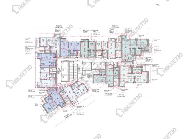 日出康城 平面圖 日出康城 7期A Montara 2座 (2A) 7-12,15-22,23樓 樓層平面圖 - House730