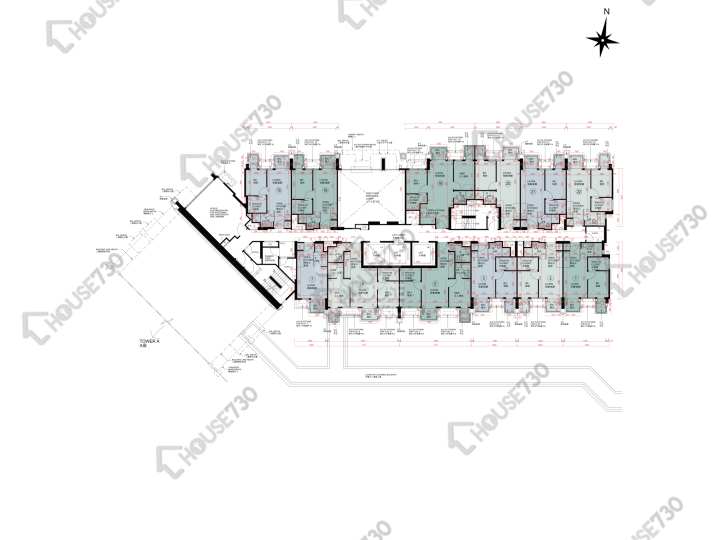 One Innovale 平面圖 One Innovale 1期 B座 1樓 樓層平面圖 - House730