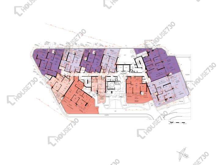 Silicon Hill 平面圖 Silicon Hill 1期 翠景閣 第6座 1樓 樓層平面圖 - House730