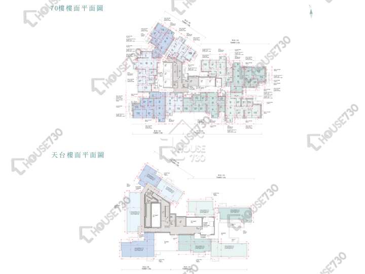 日出康城 平面圖 日出康城 7期B Grand Montara 1座 (1B) 70樓 樓層平面圖 - House730