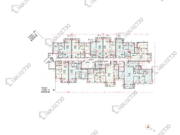 柏瓏 平面圖 柏瓏 1B期 柏瓏 II 9座 3,5-12,15-18,19樓 樓層平面圖 - House730